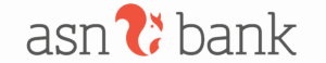 Logo van de ASN Bank met het rode eenhoorntje