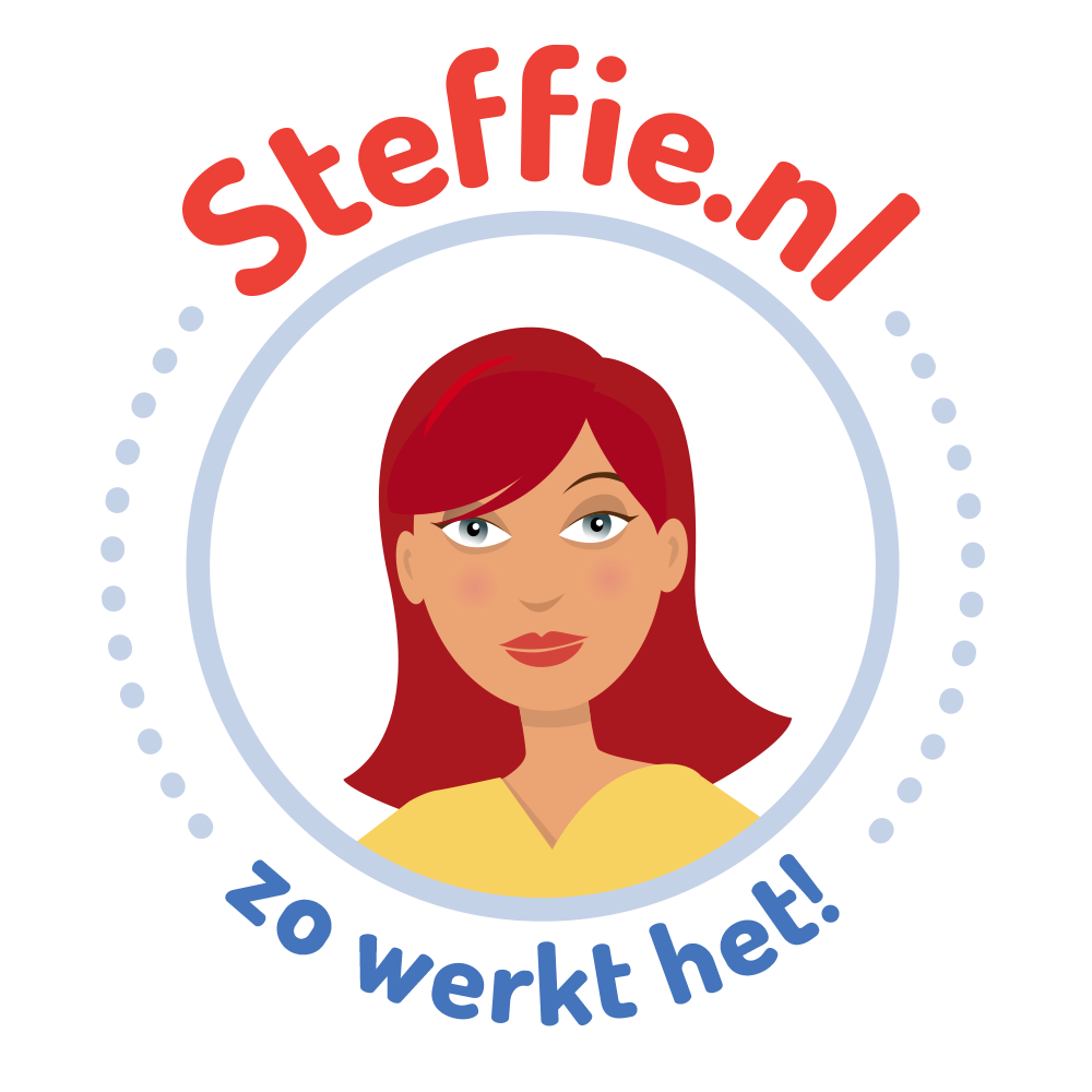 Steffie logo op wit
