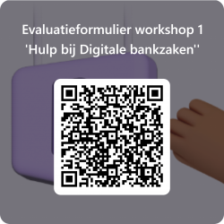 QRCode voor Evaluatieformulier workshop 1 'Hulp bij _Digitale bankzaken''